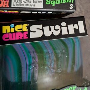 Nice Cube Swirl Toy Green,Blue And Purple